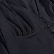 Noor’s - Vrouwen V-Hals Longsleeve Top met Knopen