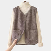 LaBellaa's Fleece Vest - Comfortabele Dames Gilet met Zakken