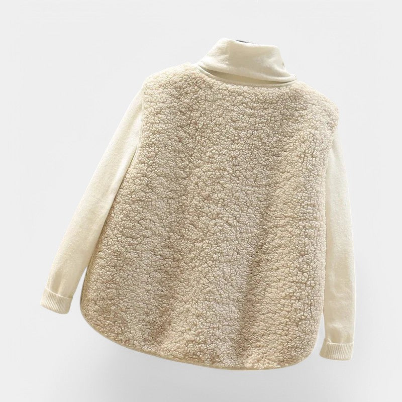 LaBellaa's Fleece Vest - Comfortabele Dames Gilet met Zakken